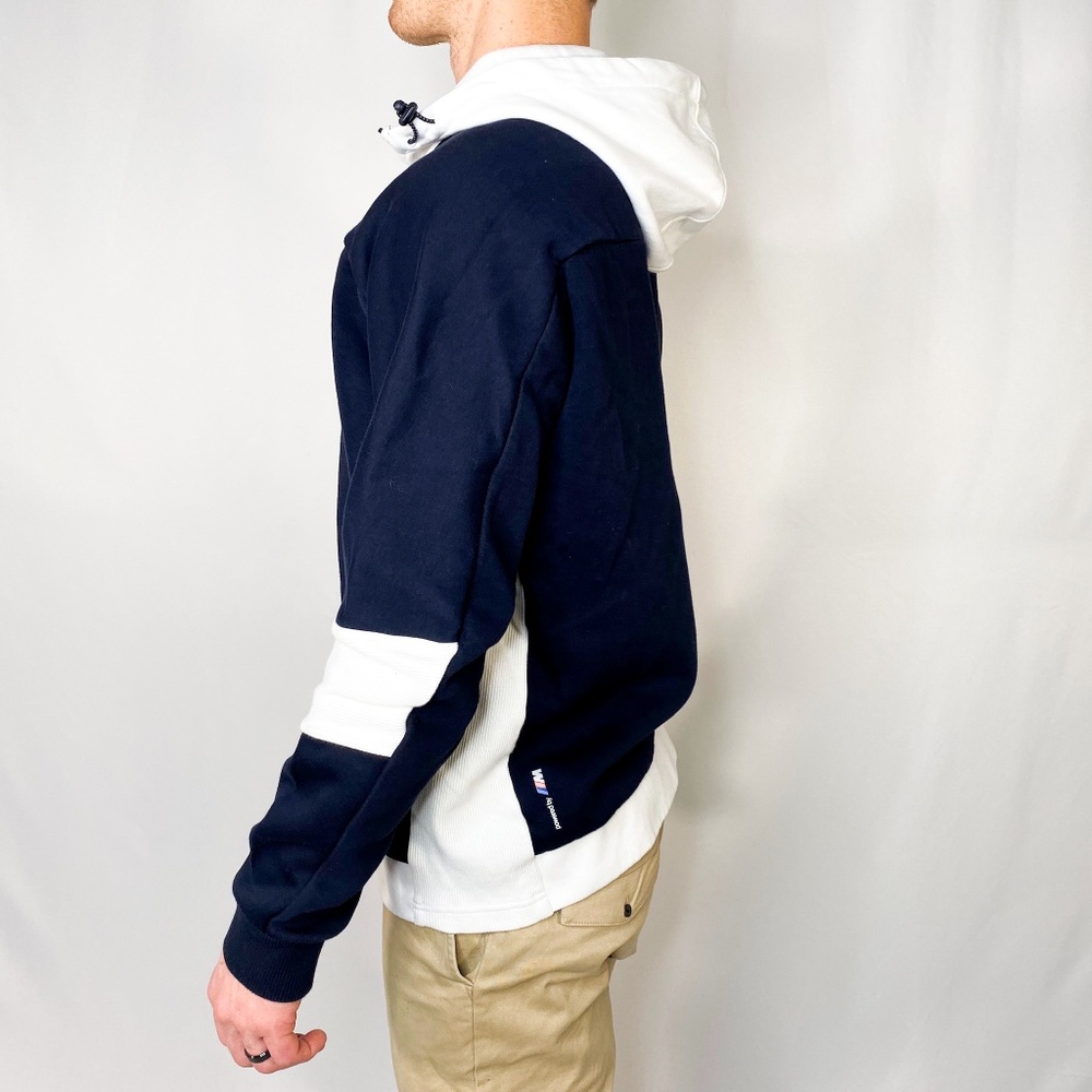 PUMA BMW Motorsport Blue Zipper Hooded Sweater - Picture 5 of 7